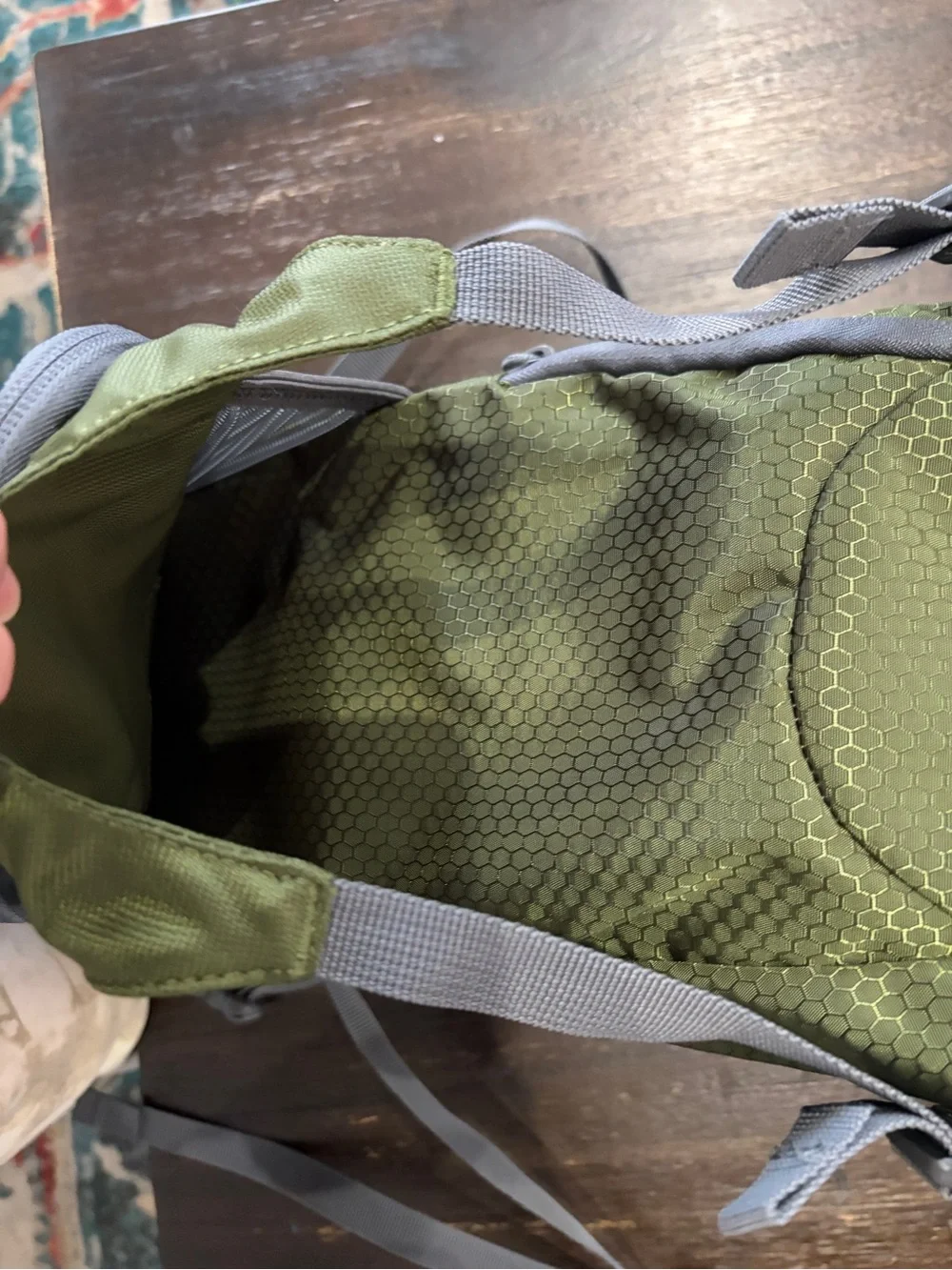 Uline Hydration Backpack Water Reservoir Hiking Cycling Running Olive Green New